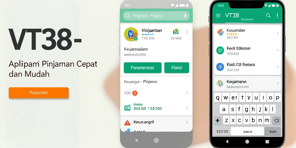 Antarmuka aplikasi VT38 yang sederhana dan efisien.