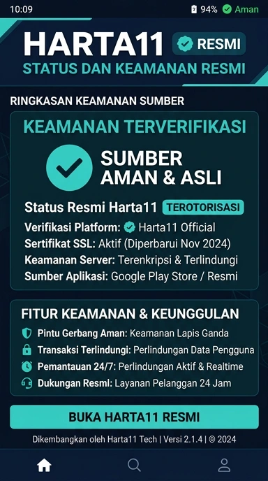 Kanal Resmi harta11 untuk Pengguna Android Indonesia